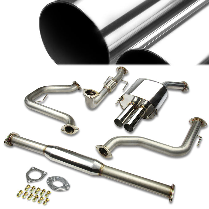 Catback Exhaust System w/2.5 in. OD Muffler Tip - Stainless Steel <br>03-11 Saab 9-3 Turbo