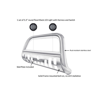 Bull Bar Kit <br>02-06 Acura MDX, 03-08 Honda Pilot