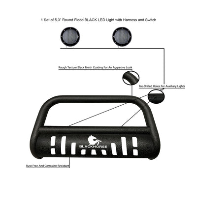 Bull Bar-T Kit <br>08-12 Ford Escape, Mazda Tribute