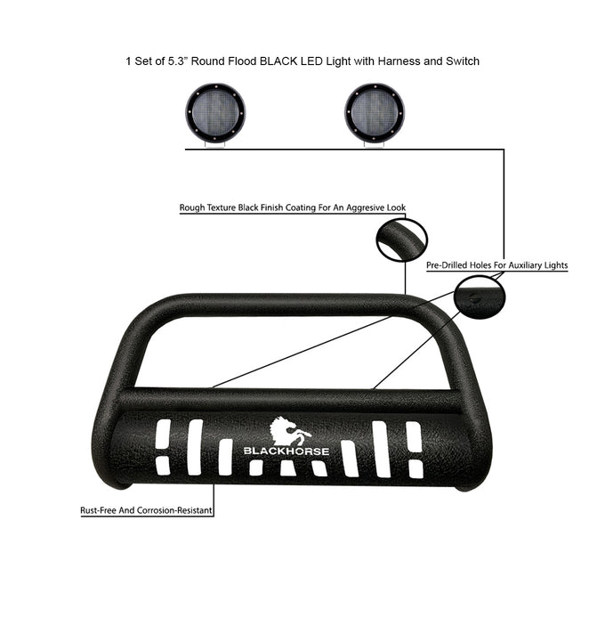 Bull Bar-T Kit <br>99-04 Nissan Pathfinder, 99-03 Infiniti QX4