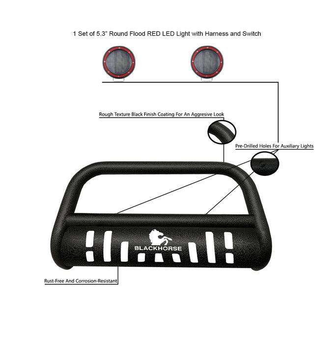 Bull Bar-T Kit <br>08-12 Nissan Pathfinder
