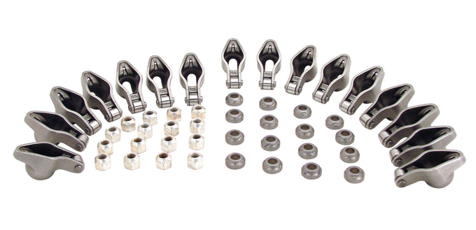 Magnum Roller 1.6 Ratio Rocker Arm Set <br> for Chevrolet Small Block w/ 3/8in Stud