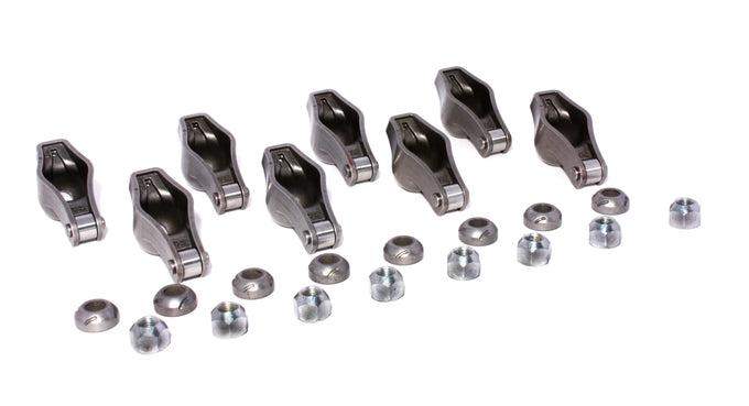 Magnum Roller 1.6 Ratio Rocker Arm Set of 8 <br> for Ford 289-351W w/ 3/8in Stud