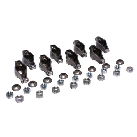 Magnum Roller 1.52 Ratio Rocker Arm Set of 8 <br> for Pontiac 265-455 7/16in Stud