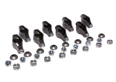 Magnum Roller 1.52 Ratio Rocker Arm Set of 8 <br> for Pontiac 265-455 7/16in Stud