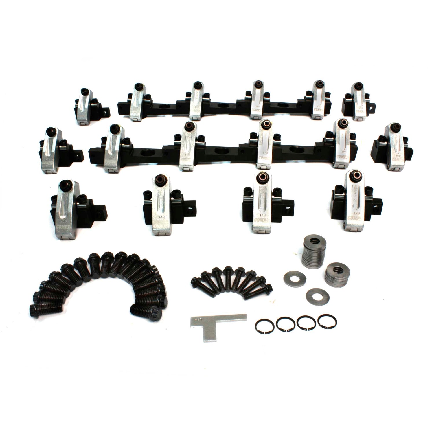 Shaft-Mount Aluminum 1.7 Ratio Rocker Kit <br> for Big Block Chevy