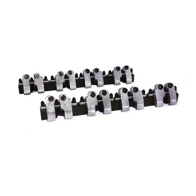 Shaft-Mount Aluminum 1.6/1.5 Ratio Rocker Kit <br> for Small Block Chevy