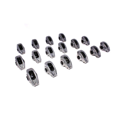 High Energy Aluminum 1.6 Ratio Roller Rocker Set <br> for SBC 265-400 w/ 3/8in Stud