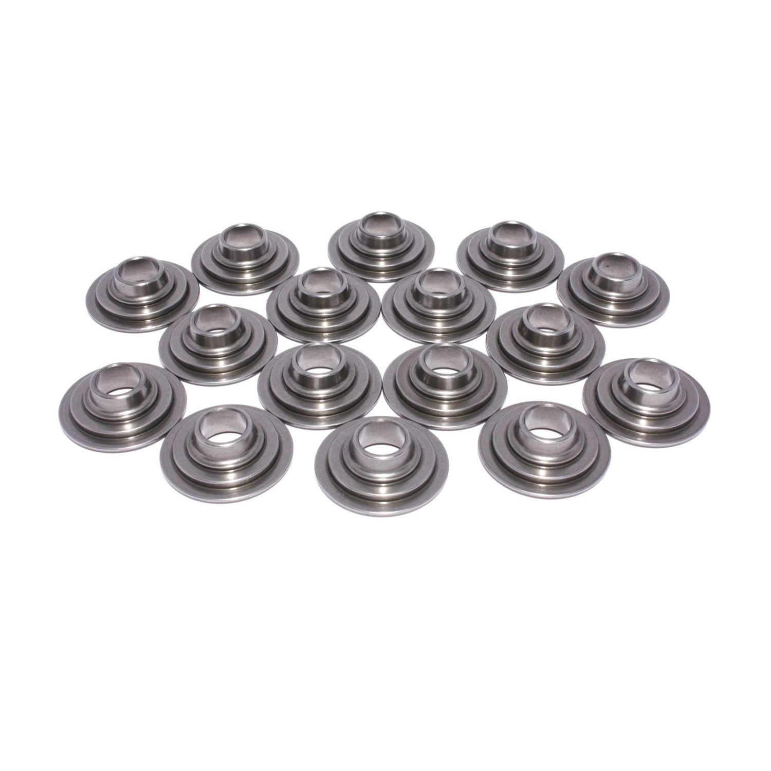 10 Degree Tool Steel Retainer Set of 16 <br> All Valves w/ 1.437in-1.500in O.D. Springs
