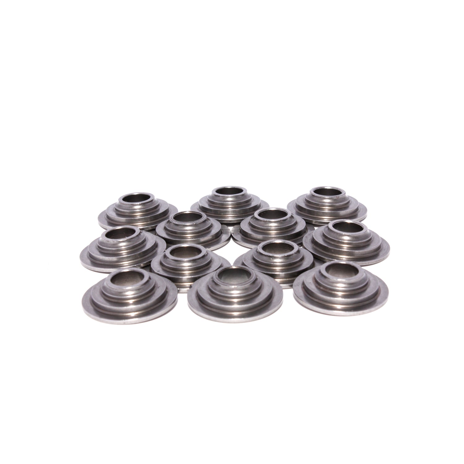 7 Tool Steel Retainer Set of 12 <br> 11/32in Valve w/ 26926 Springs in Non-LS Engine