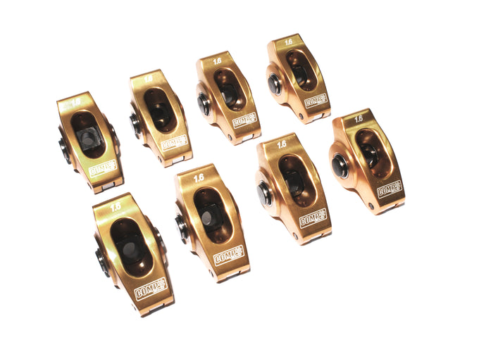 Ultra-Gold ARC Rocker Set of 8 w/ 1.6 Ratio <br> for Chevy w/ 3/8in Stud