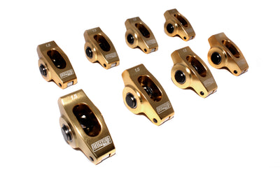 Ultra-Gold ARC Rocker Set of 8 w/ 1.5 Ratio <br> for Small Block Chevy w/ 7/16in Stud