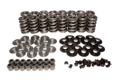 GM LS Dual Spring Kit w/ Tool Steel Retainers <br> 0.675in Max Lift