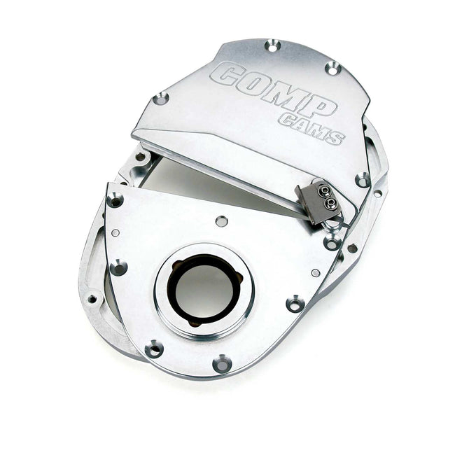 Three-Piece Billet Aluminum Timing Cover <br> for Small Block Chevy