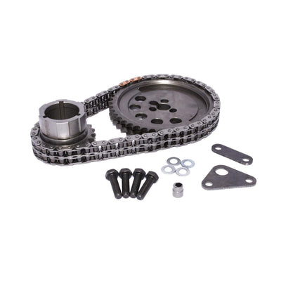 Hex-Adjust Double Chain Timing Set <br> for 3-Bolt, 24X, 1 Pole Reluctor GM LS
