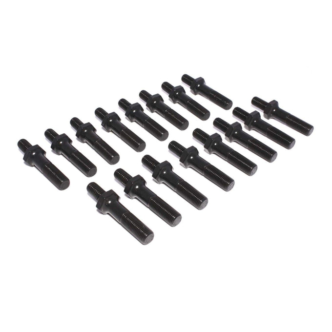 Hi-Tech Rocker Stud Set <br> for BBC, 3/8in Base Thread, 7/16in Rocker Thread