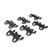 Raised 1 Piece Guide Plate Set of 6 <br> Chevrolet V6 w/ 5/16in Pushrod 7/16in Stud