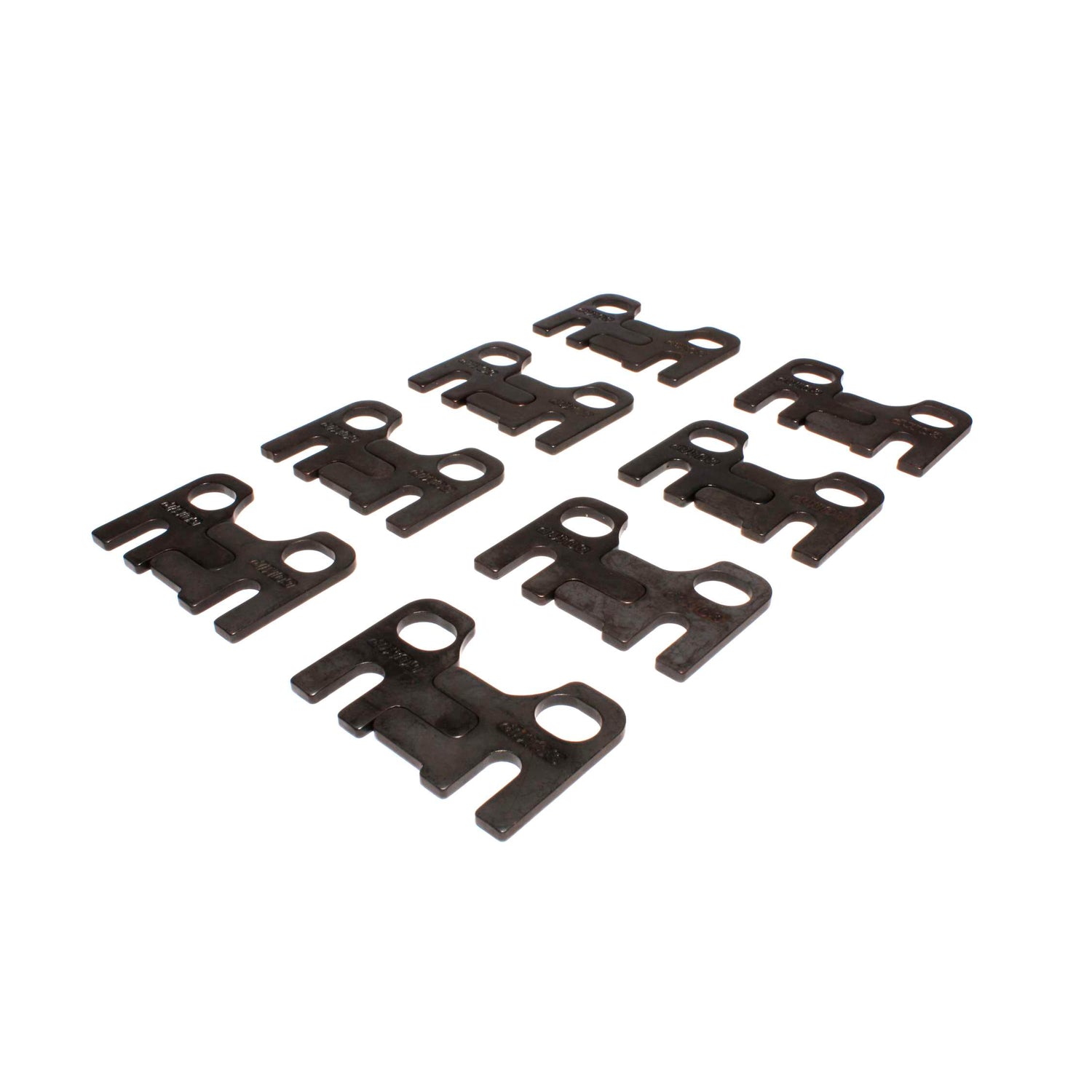 Flat 2 Piece Adjustable Guide Plate Set <br> SBC/289-351W w/ 5/16in Pushrod 7/16in Stud