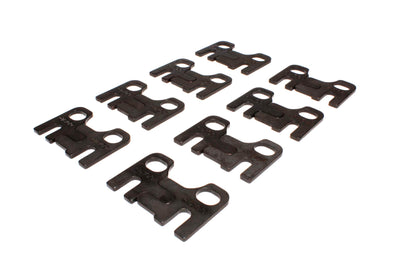 Flat 2 Piece Adjustable Guide Plate Set <br> SBC/289-351W w/ 5/16in Pushrod 7/16in Stud