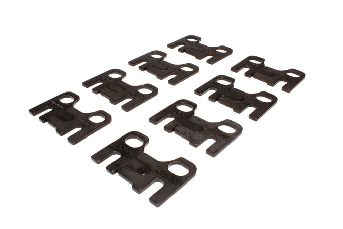 Flat 2 Piece Adjustable Guide Plate Set <br> SBC/289-351W w/ 5/16in Pushrod 7/16in Stud