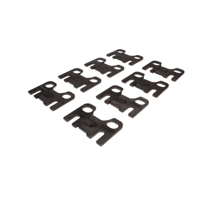 Flat 2 Piece Adjustable Guide Plate Set <br> SBC/289-351W w/ 3/8in Pushrod 7/16in Stud