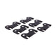 Flat 1 Piece Guide Plate Set of 6 <br> for Olds 350-455 w/ 5/16in Pushrod 5/16in Stud