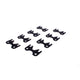 Flat 1 Piece Guide Plate Set <br> GM LS w/ 3/8in Pushrod and 8mm Stud