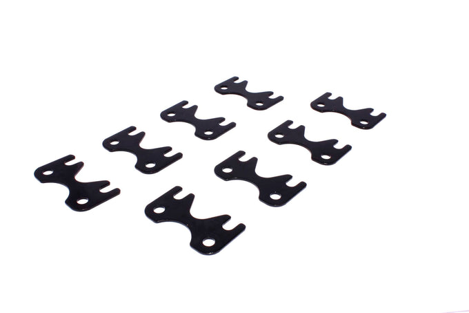 Flat 1 Piece Guide Plate Set <br> GM LS w/ 3/8in Pushrod and 8mm Stud