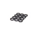 Set of 12 O-Ring Valve Seals <br> Stockin Guide Size, 11/32in Valve Stem