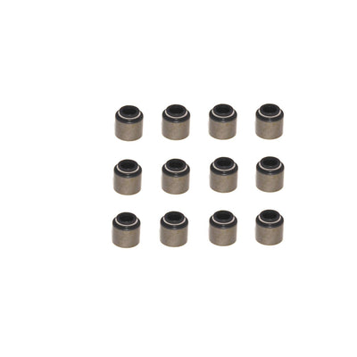 Set of 12 Steel Viton Valve Seals <br> 0.5in Guide Size, 8in Valve Stem