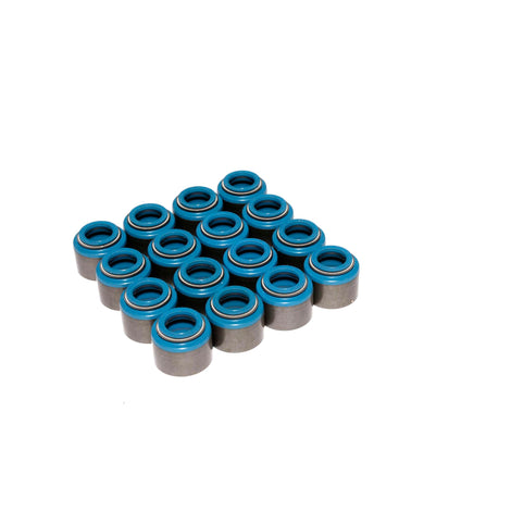 Set of 16 Metal Viton Valve Seals <br> 0.53in Guide Size, 5/16in Valve Stem