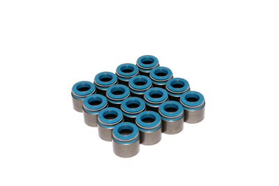 Set of 16 Metal Body Viton Valve Seals <br> 0.5in Guide Size, 5/16in Valve Stem