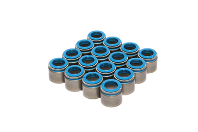 Set of 16 Metal Body Viton Valve Seals <br> 0.53in Guide Size, 5/16in Valve Stem