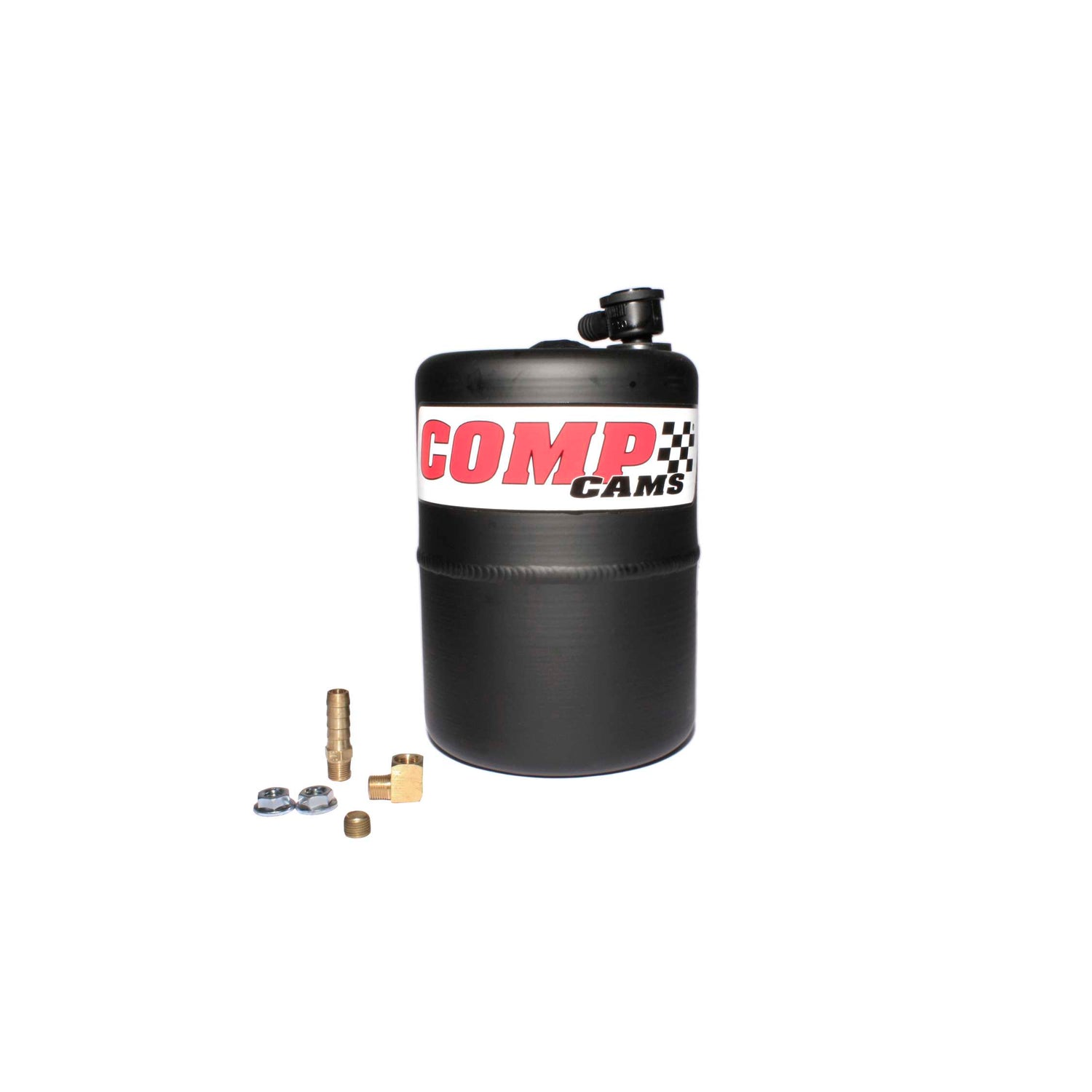 Black Powder-Coated Aluminum Vacuum Canister <br> Universal Fit