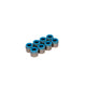 Set of 8 Metal Body Viton Valve Seals <br> 0.5in Guide Size, 3/8in Valve Stem