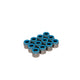 Set of 12 Metal Body Viton Valve Seals <br> 0.53in Guide Size, 3/8in Valve Stem