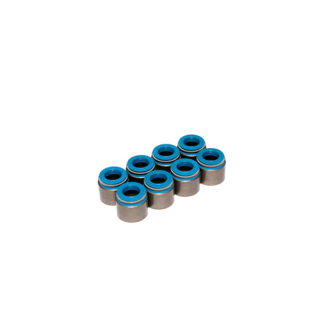 Set of 8 Metal Body Viton Valve Seals <br> 0.53in Guide Size, 3/8in Valve Stem