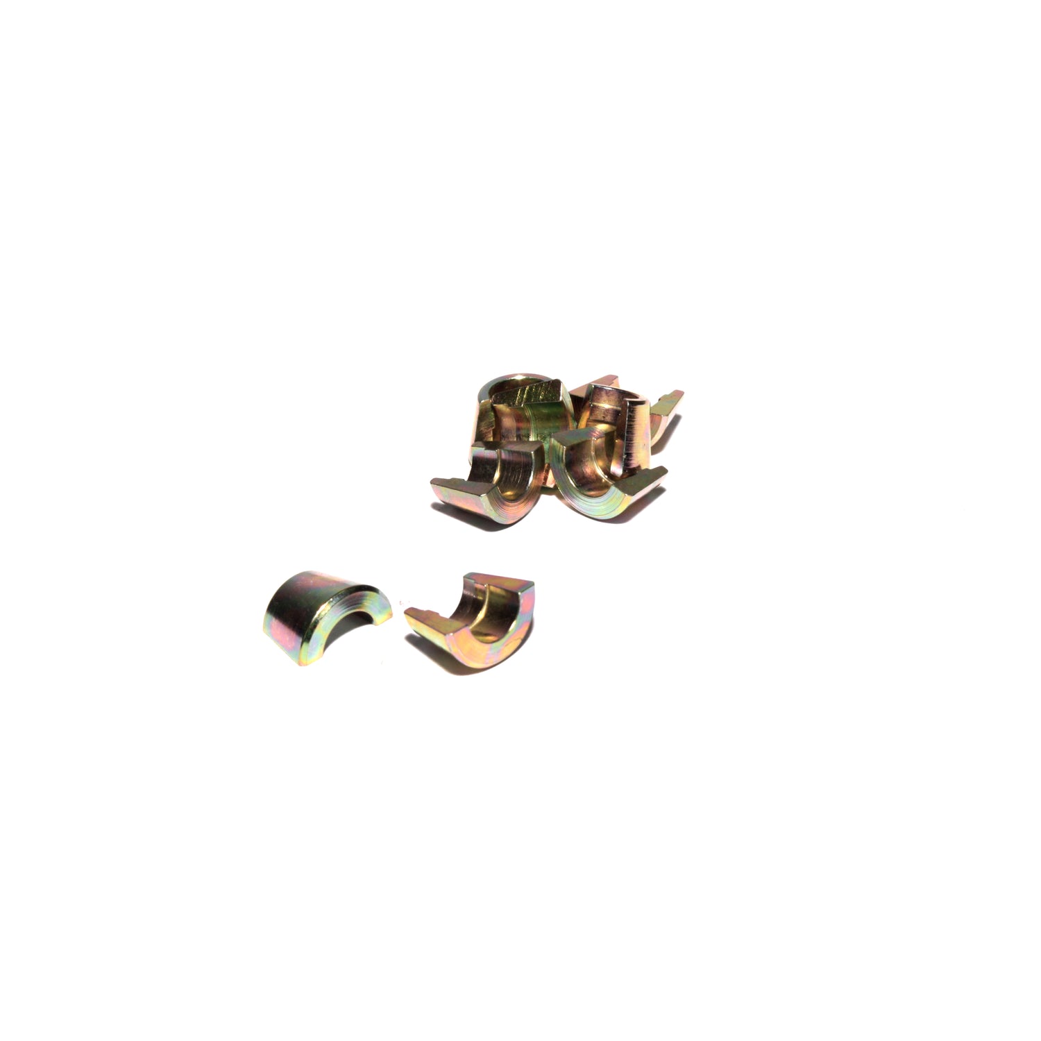 Single Groove Locks Set of 4 <br> 10 Degree 11/32, + 0.050 Height