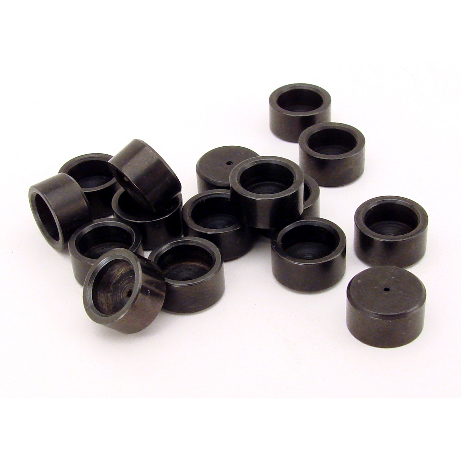 Set of 16 Hardened Lash Caps <br> 5/16in Valve Stem, 0.23in Head Height