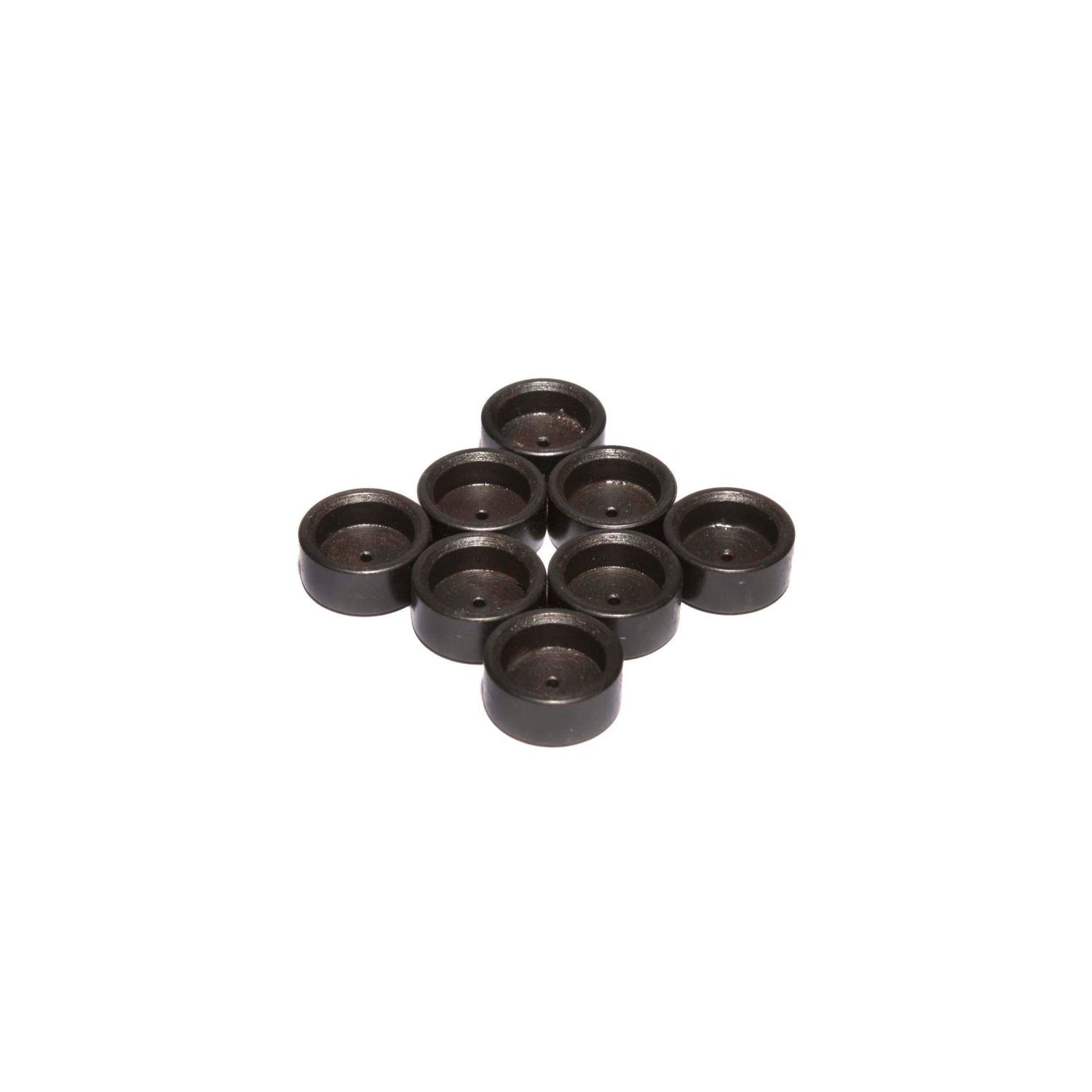 Set of 8 Hardened Lash Caps <br> 11/32in Valve Stem, 0.21in Head Height