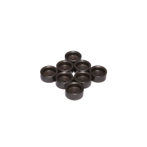 Set of 8 Hardened Lash Caps <br> 11/32in Valve Stem, 0.21in Head Height