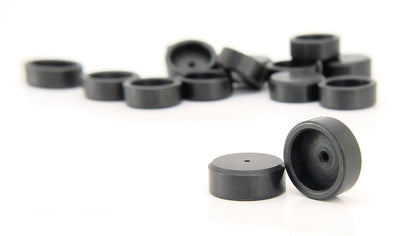 Set of 16 Hardened Lash Caps <br> 3/8in Valve Stem, 0.19in Head Height