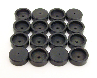 Set of 16 Hardened Lash Caps <br> 3/8in Valve Stem, 0.19in Head Height