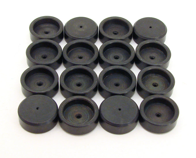 Set of 16 Hardened Lash Caps <br> 3/8in Valve Stem, 0.19in Head Height