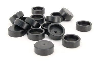 Set of 16 Hardened Lash Caps <br> 3/8in Valve Stem, 0.19in Head Height