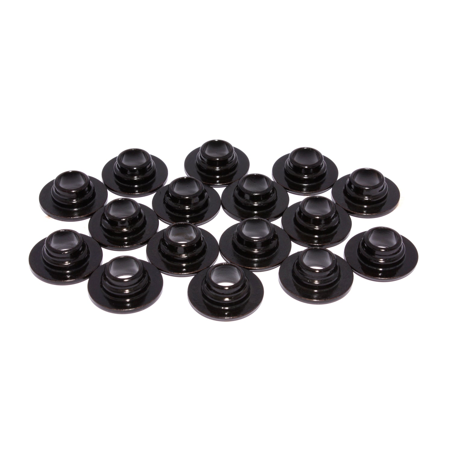 Steel Retainer Set of 16 <br> Ford 4.6 4 Valve w/ 26123 Beehive Springs