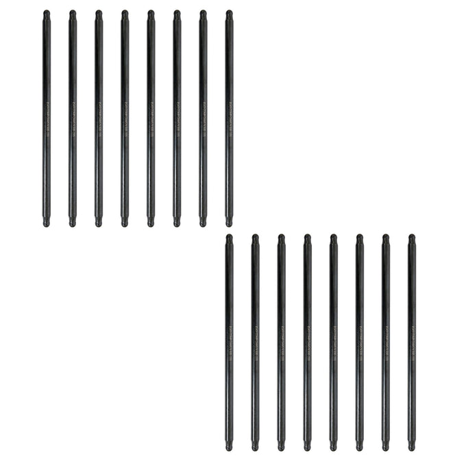 Hi-Tech One-Piece Pushrod Set <br> 8.15in L, 0.135in Wall, 3/8in Diameter