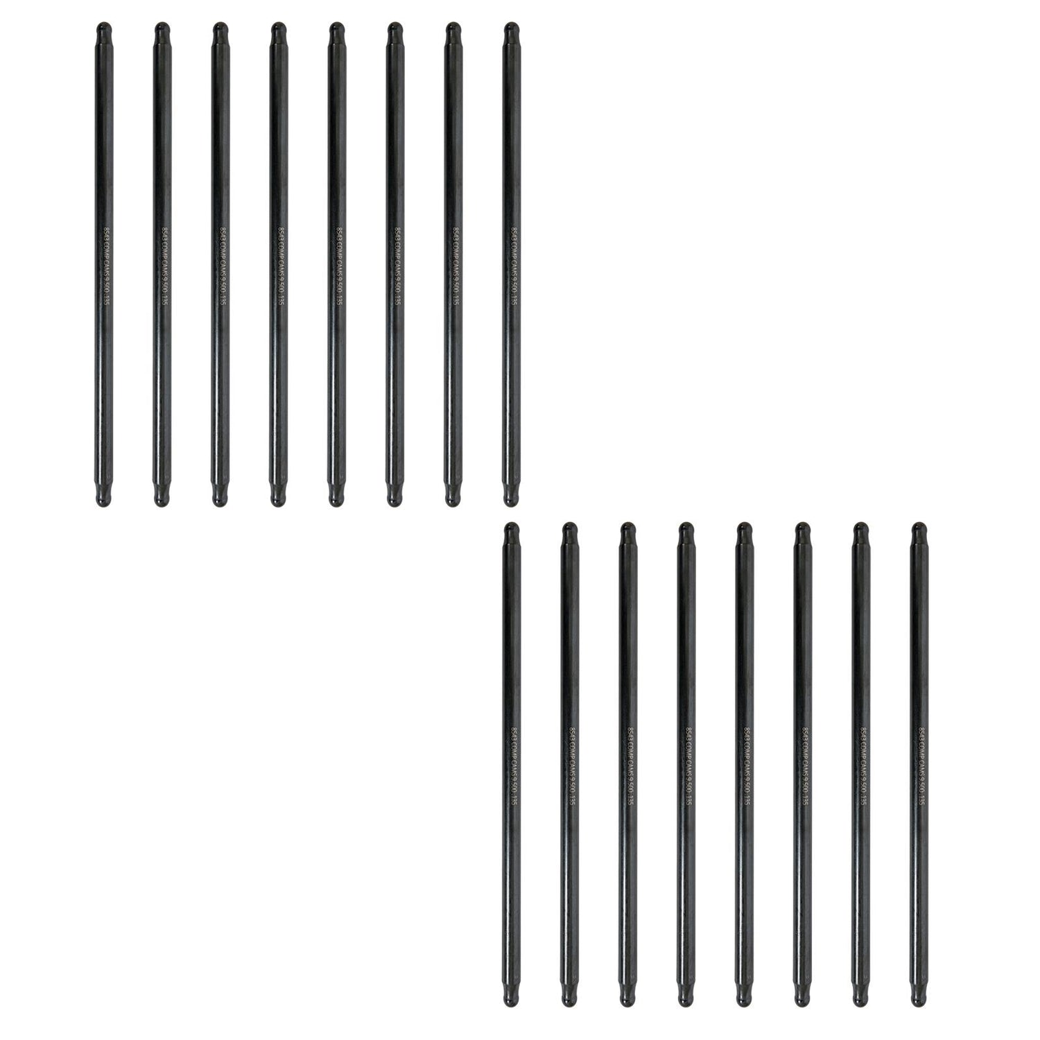 Hi-Tech One-Piece Pushrod Set <br> 8.3in L, 0.135in Wall, 3/8in Diameter