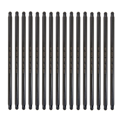 Hi-Tech One-Piece Pushrod Set <br> 8.85in L, 0.135in Wall, 3/8in Diameter