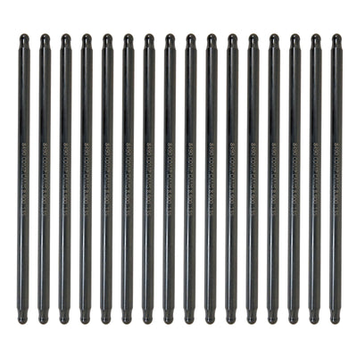 Hi-Tech One-Piece Pushrod Set <br> 8.9in L, 0.135in Wall, 3/8in Diameter